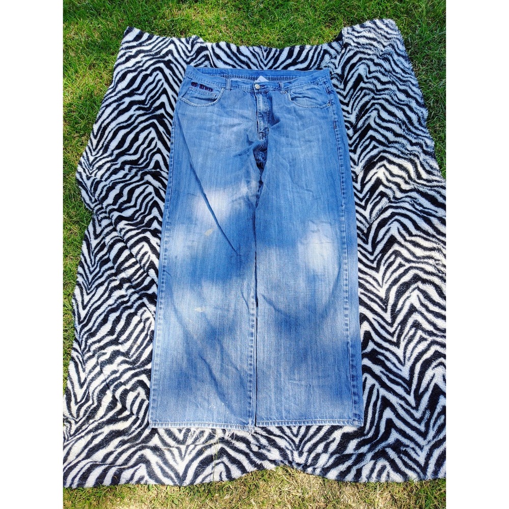 Vintage Y2K G-Unit Jeans Mens 34x32  Embroidered Baggy Denim Rap Hip Hop 50 Cent